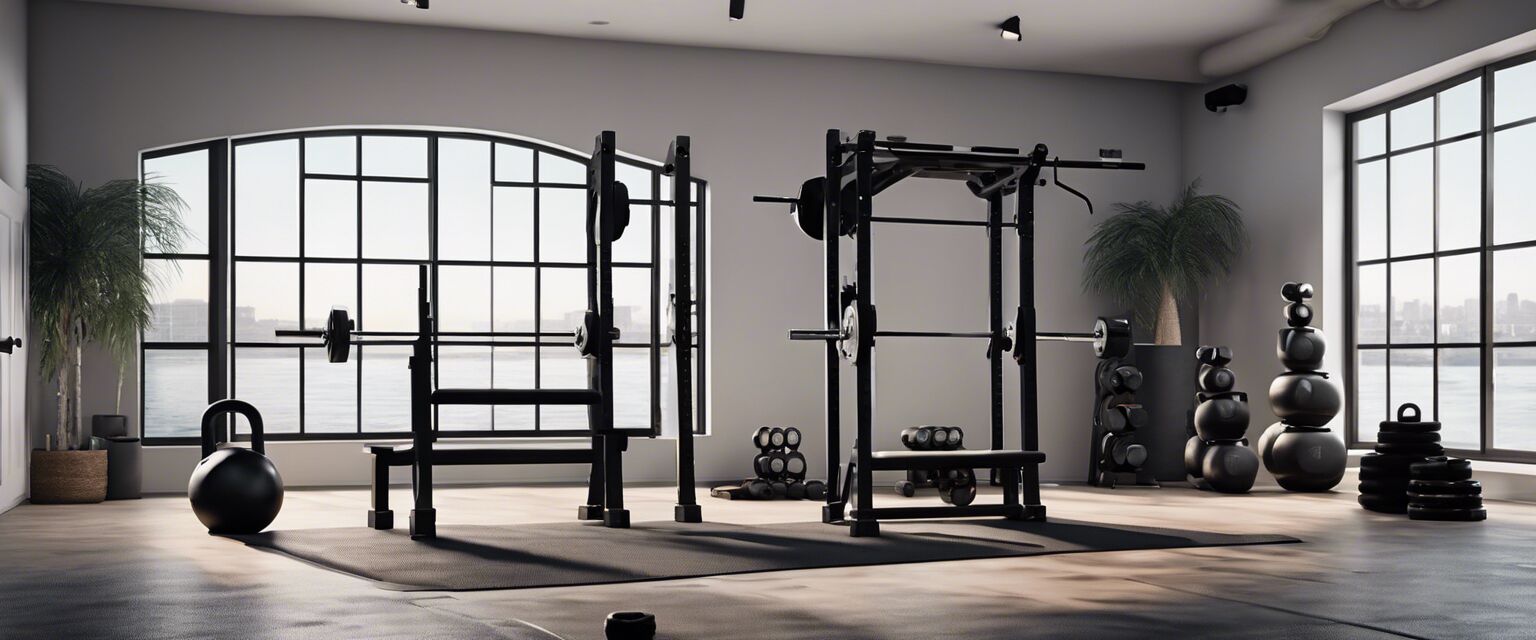 Minimalist home gym setup